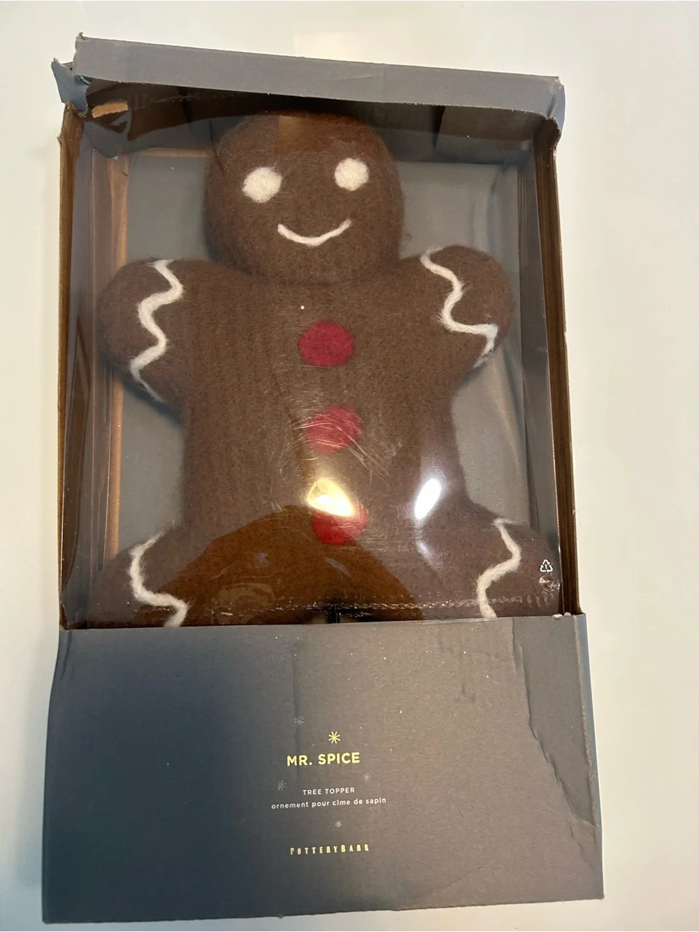 Pottery barn Mr. Spice tree topper